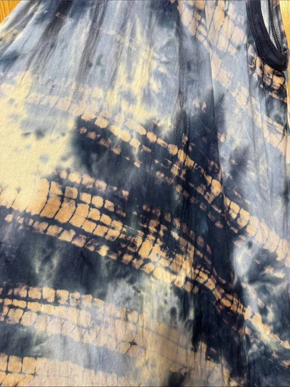 Sweet Lovely Blue Tie-Dye Maxi Dress - Picture 6 of 6